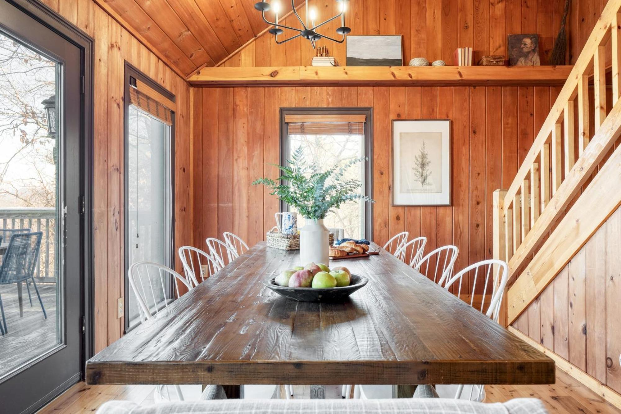 Fontana By Avantstay Gorgeous Mountain Cabin W Views Hot Tub Game Room Gatlinburg Buitenkant foto